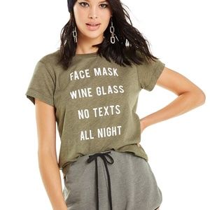 Wildfox All Night No9 Forest Short Sleeve Tee